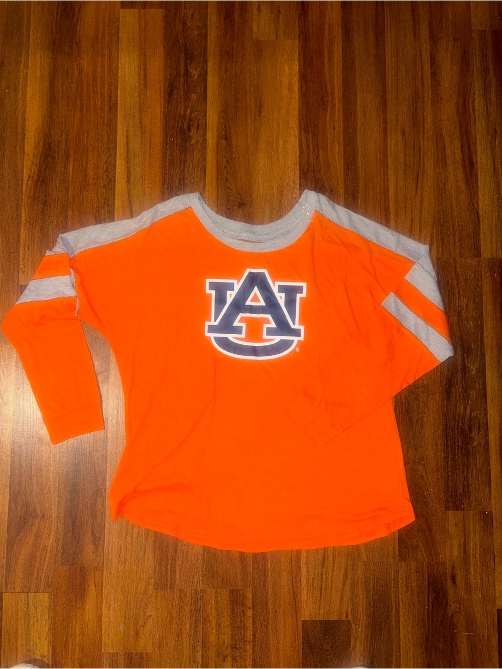 Colosseum Orange & Gray Auburn Long-Sleeve Kids Tee